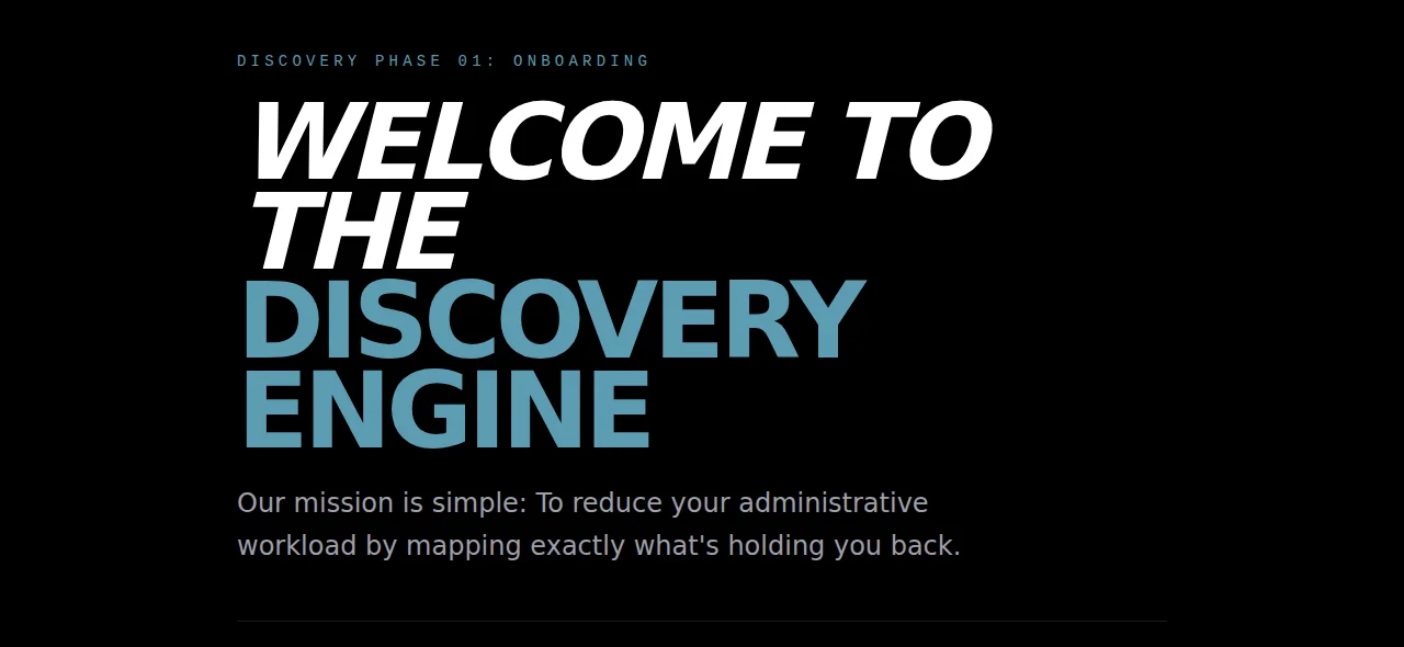 Discovery Engine operational intelligence tool built by Engine AI